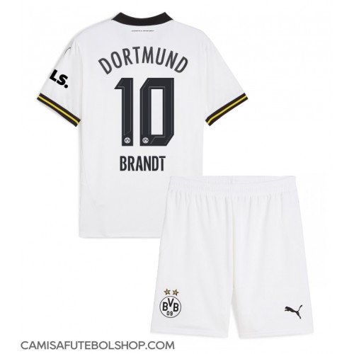 Camisa de time de futebol Borussia Dortmund Julian Brandt #10 Replicas 3º Equipamento Infantil 2024-25 Manga Curta (+ Calças curtas)